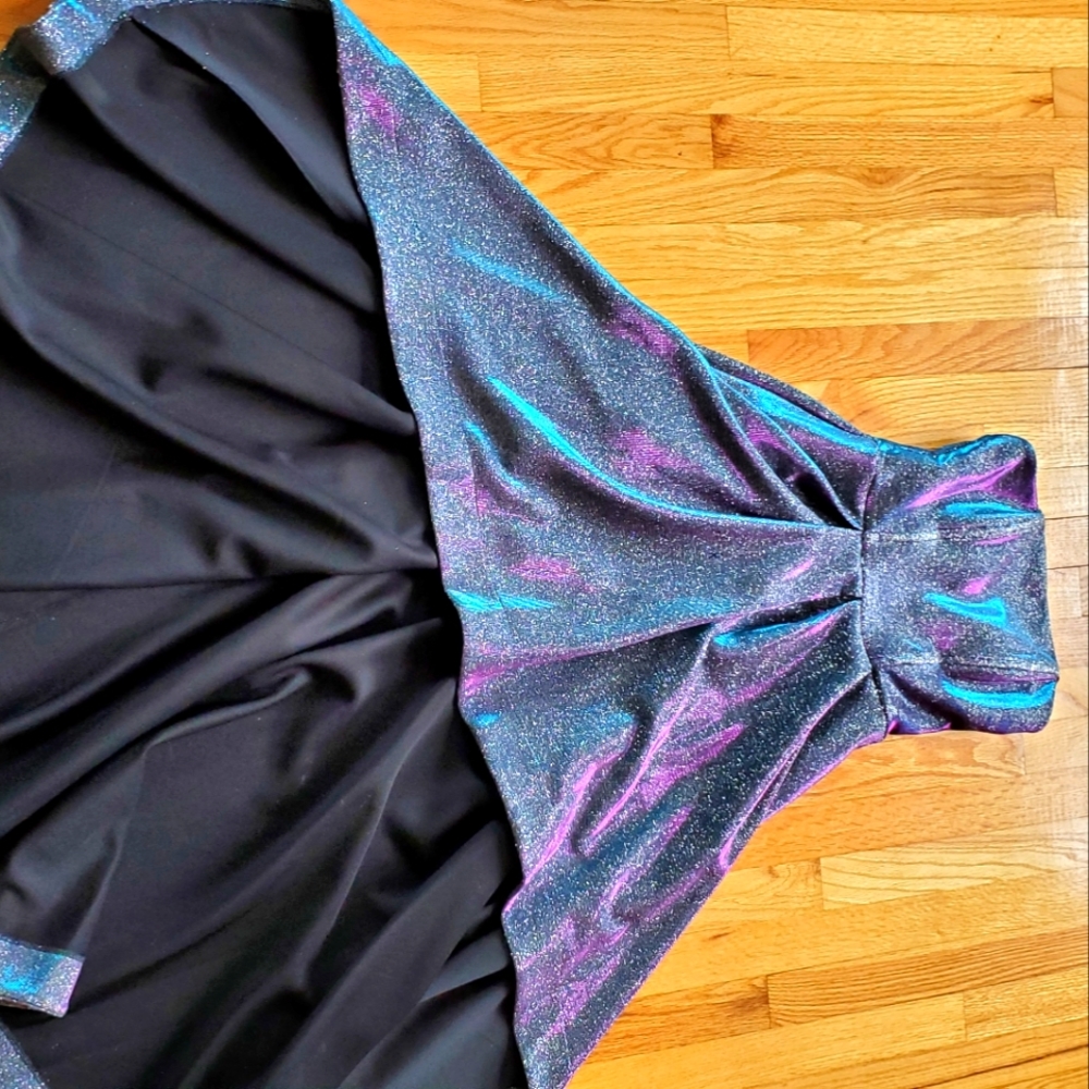 Strapless hi low dress
